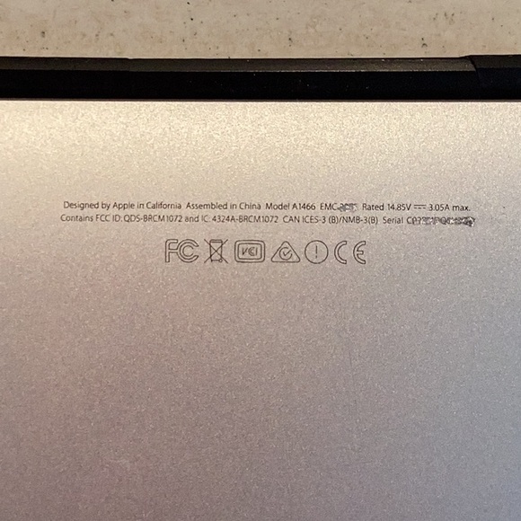 Apple MacBook Air Laptop Dual Core i7 1.7 13” Computer A1466 Intel 2013 Charger - Picture 8 of 14